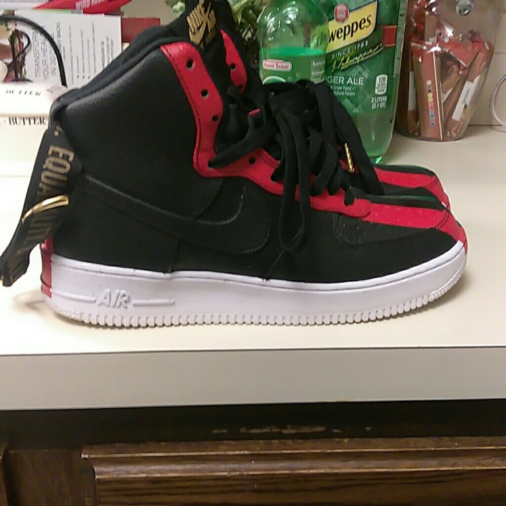 Nike black history month air Force ones